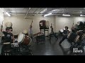 Taiko drumming combines musicality with athleticism