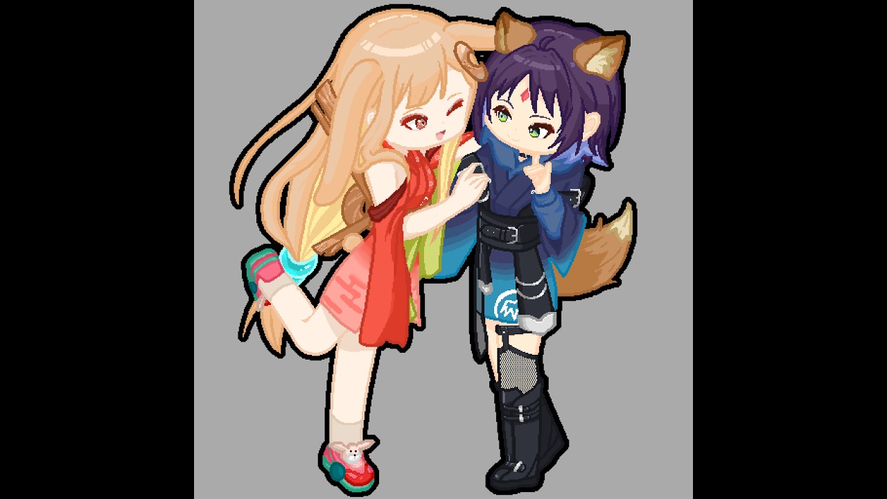 Pixel Art Timelapse - Cosmic Princess Kaguya