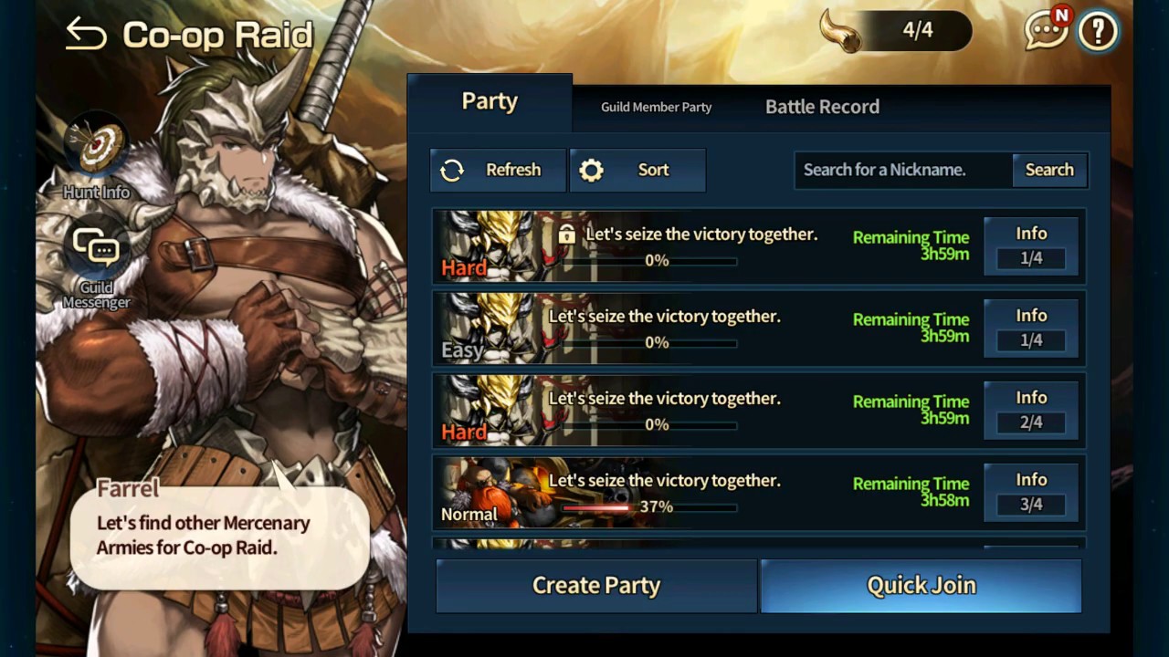 Brave Nine - Co-Op Raid [Story] - YouTube