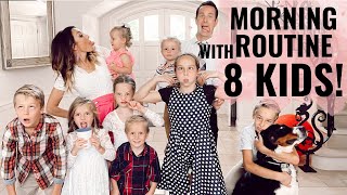 Morning Routine with 8 KIDS! | Morning Productivity Tips & Tricks! | Jordan Page