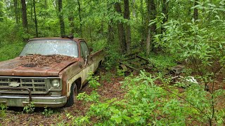 Sitting For 21 Years! Will This 1977 Chevy C10 Run Again After Being Abandoned In The Woods?!?