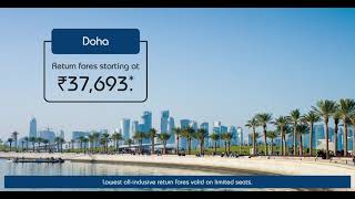 Travel from Delhi to Doha | IndiGo 6E