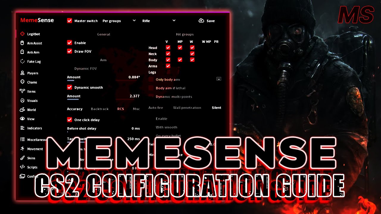 The Memesense Cs2 Guide To Configuration | VAC 3.0 Undetected
