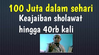 Rp 100 Juta Dalam Sehari  Keberkahan Sholawat Jibril 40 Rb Kali