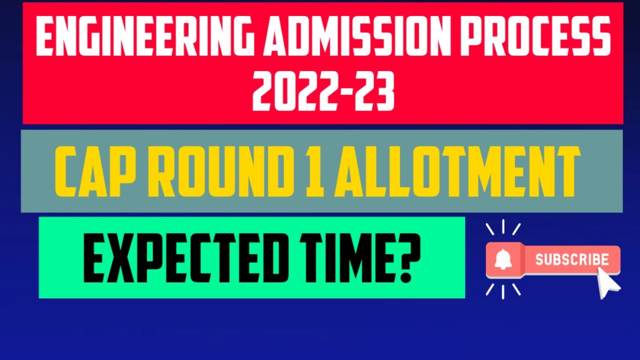 Round 1 Allotment Result Declared By 5 Pm Today First Year Round 1 Allotment Result Declared By 5 Pm Today First Year