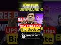 UPSC FREE Series Schedule by Rishi Jain Sir 🔥 #UPSC #Update