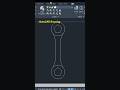 WRENCH 2D AutoCAD @cadmasteryy #autocad #shorts #viralvideo #viralshorts