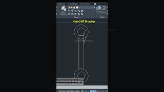 WRENCH 2D AutoCAD @cadmasteryy #autocad #shorts #viralvideo