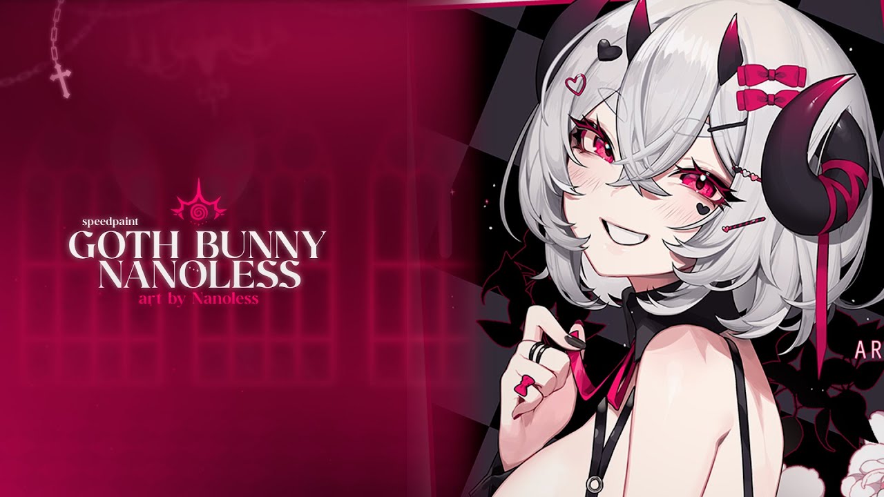 Goth Bunny Nano | Speedpaint