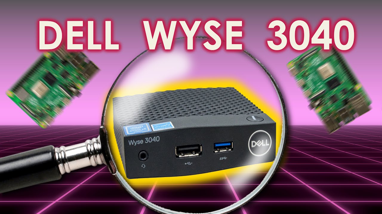 Dell Wyse 3040 cienki klient prawie jak Raspberry Pi 4B YouTube
