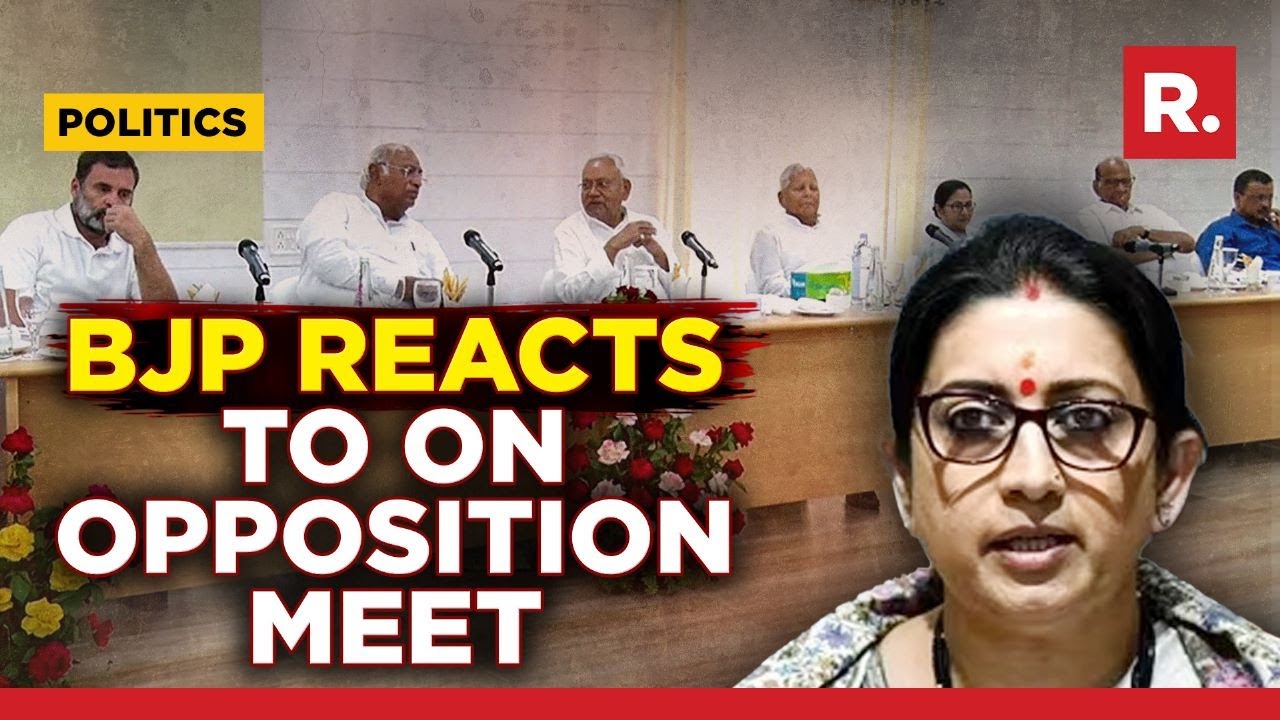 Smriti Irani Launches Scathing Attack On Opposition's Big Unity Meet; Pinpoints 'Ironies'