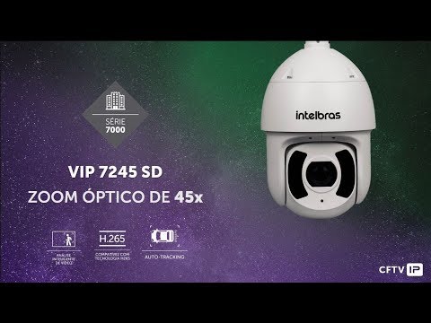 Autotracking Câmera Speed Dome VIP 7245 - YouTube