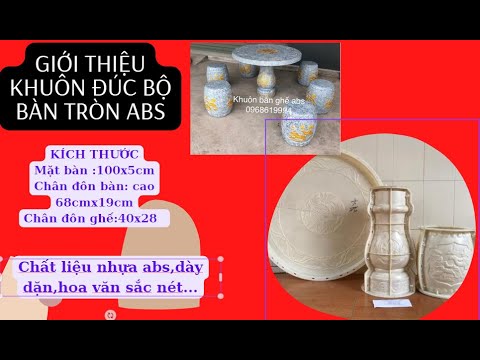 Video Khuôn Đúc Bàn Ghế Nhựa Abs Chất Lượng - youtube