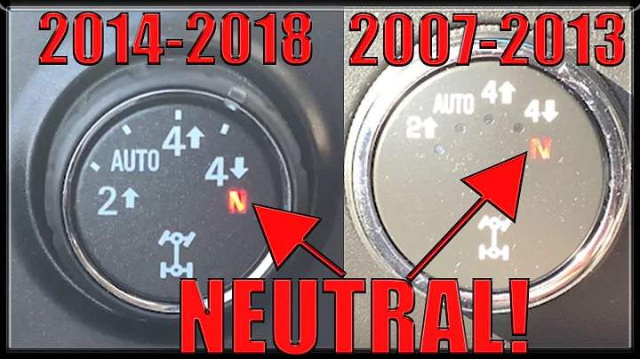 How to Put your Transfer Case in Neutral on a 2007-2018 GM Truck or SUV!