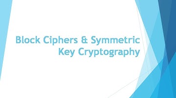 Symmetric Encryption Key Cryptography Introduction to Modern Symmetric Key Ciphers