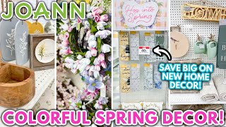 Colorful SPRING Home Decorations + Decorating Ideas | Joann Fabric Hop Into Spring Decor Collection
