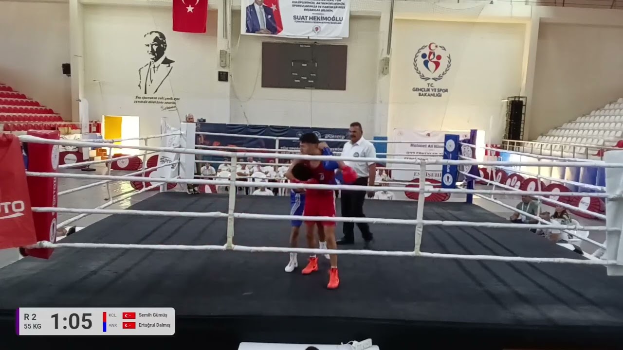 Semih Gümüş - Ertuğrul Dalmış TÜRKİYE BOKS FEDERASYONU U23 ERKEKLER TÜRKİYE BOKS ŞAMPİYONASI 2025