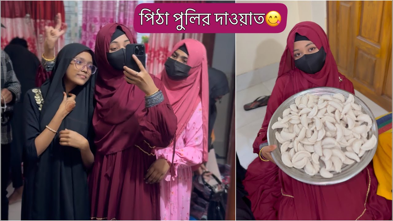 বোনের বাড়ি যাচ্ছি পিঠা পুলির দাওয়াত খেতে