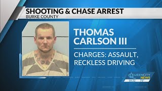 Morganton man charged with shooting at deputies during high-speed chase