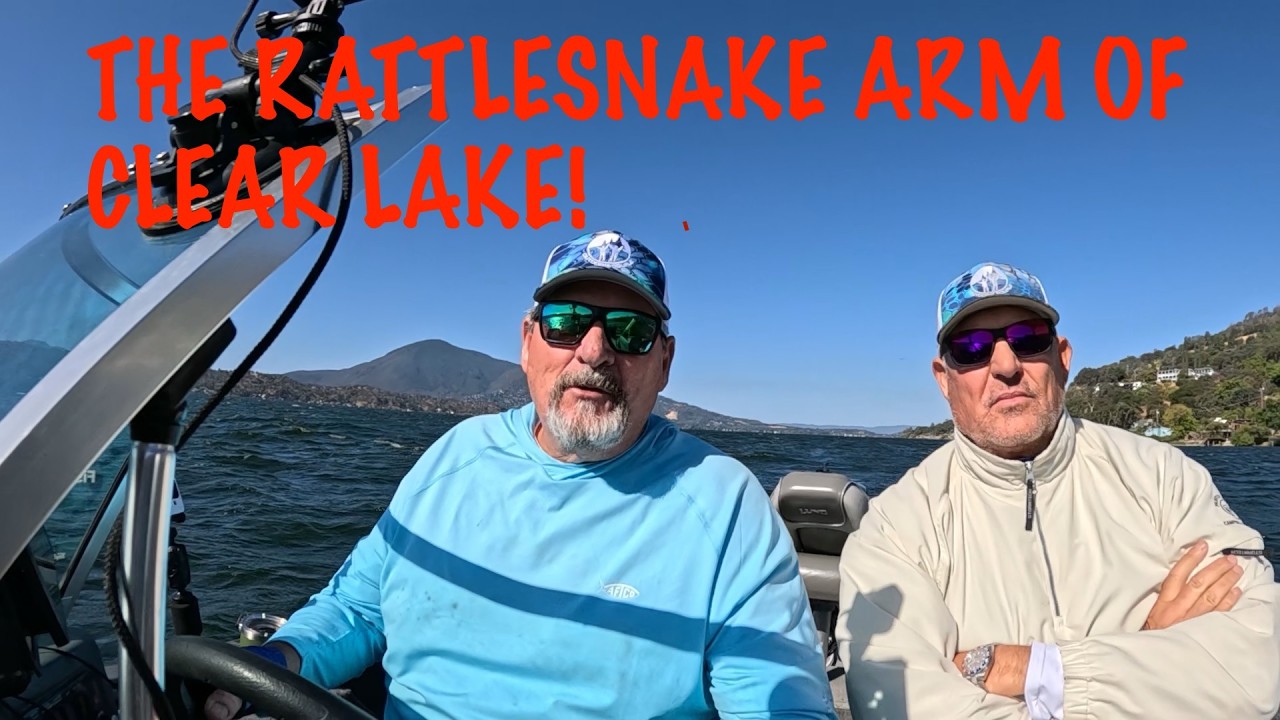 BASS FISHING ON CLEAR LAKE, CA, IN THE RATTLESNAKE ARM!