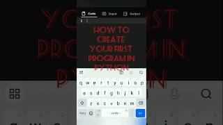 Want to create your first python program   #shorts #coding #programming #pythonprogramming