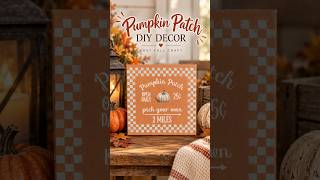 Pumpkin Patch Decor 🎃 | Easy Fall Craft DIY