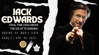 Jack Edwards' Emotional Final Sign-off High Above The Ice at TD Garden Information
