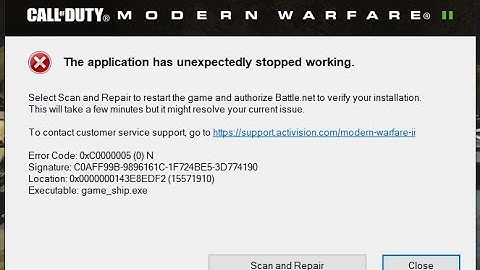 Call of Duty: MWII Season 5 - Game Keeps Crashing on Loadout Screen - Fix in Description