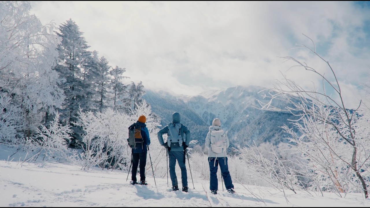 Snowshoeing in the Japanese alsp,Takayama | Okuhida-Hirayu Winter