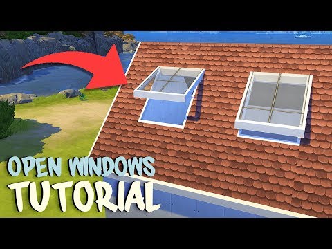OPEN WINDOWS, SKY LIGHT & Loftzimmer TUTORIAL | Die Sims 4 | Lernprogramm