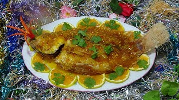 Cá làm món này thì thật ngon – Cá điêu hồng sốt cam tươi/ Red tilapia with orange sauce