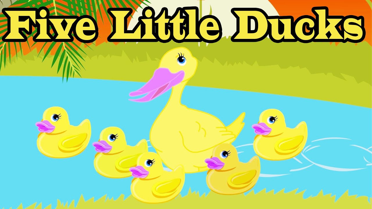 Spider Man Five Little Ducks Kids Rhyme With Lyrics | Cartoon Animation ...
