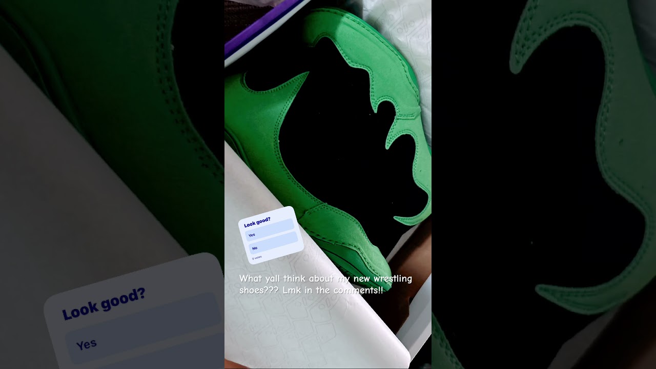 I got a pair of the new onev wrestling shoes!!!