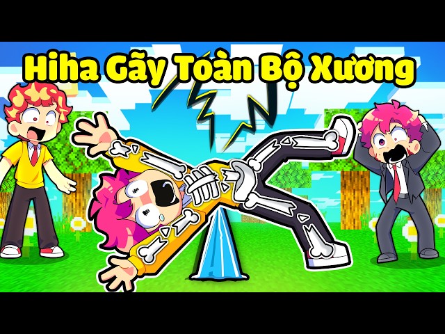 Tôi Đã Gãy Toàn Bộ Xương Trong Minecraft !?  😱😥