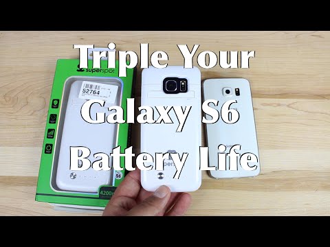Galaxy S6 / S6 Edge SuperSpot 4200mah Battery Case Triple Your Battery Life!