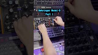 Behringer Model D | Massive Analog Bass part 1 #SynthDemo #AnalogSynth
