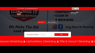 From GoDaddy Website to Professional Cleaning Company Website