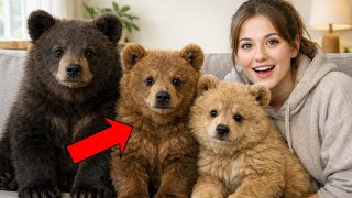 I Found Three Abandoned Bear Cubs Now They Live With Me