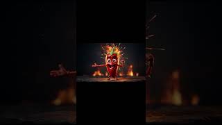 Burn Fat While You Eat! 🔥(The Spicy Metabolism Booster) 🌶️ #vrchallenge #dance #kindnessiscool #ترند