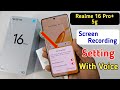Realme 16 pro plus 5g screen recording settings, How to Record screen in Realme 16 pro plus 5g
