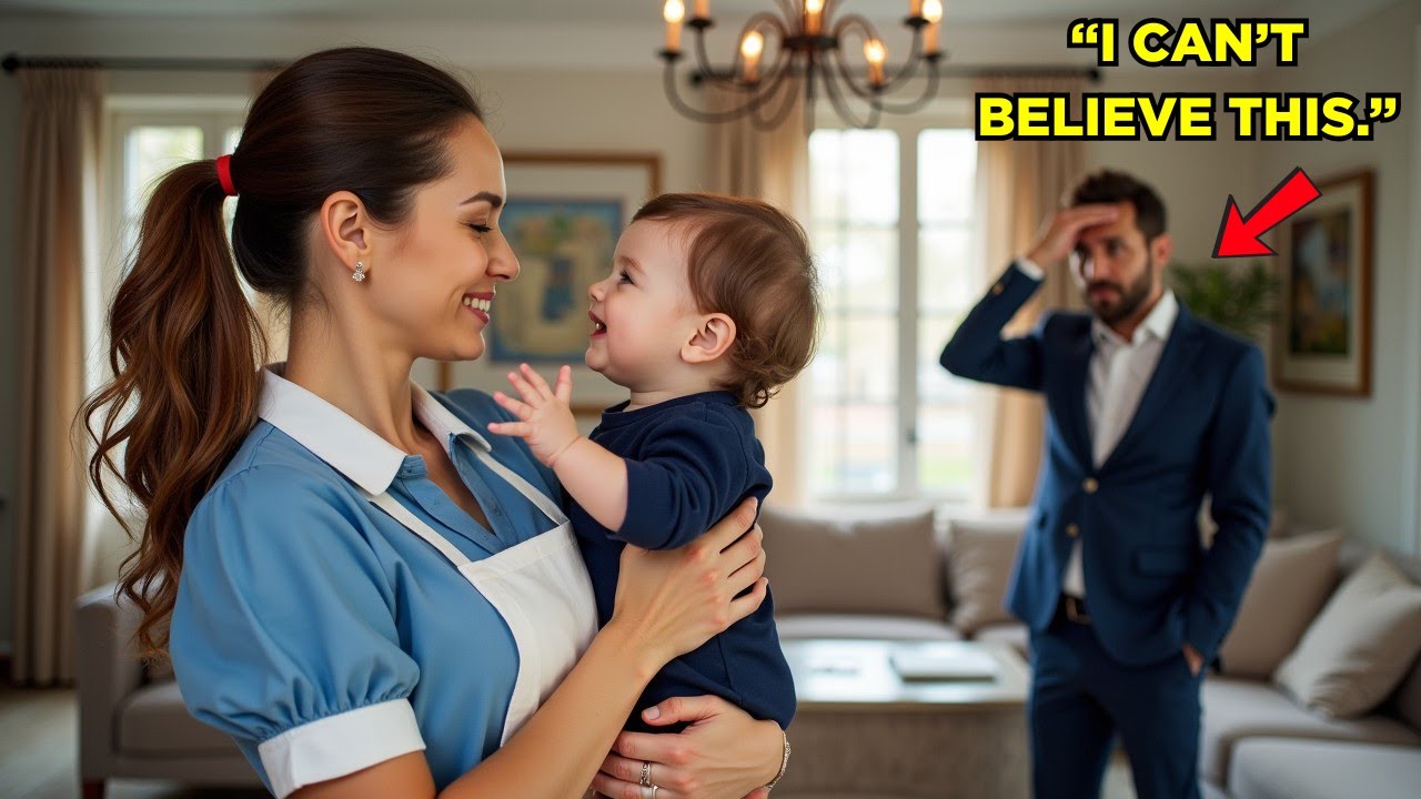 Сын миллионера кусал каждую няню… но улыбался этой горничной