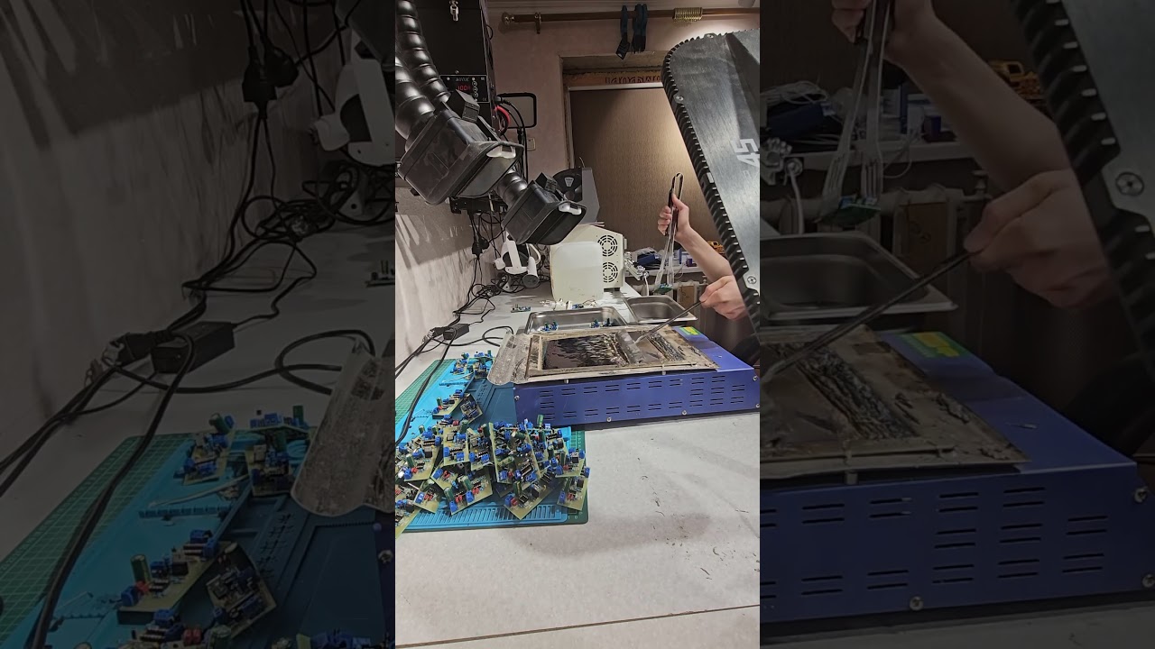 Пайка плат #электроника #пайка #diy #avr #arduino #stm32 #программирование #микроконтроллеры