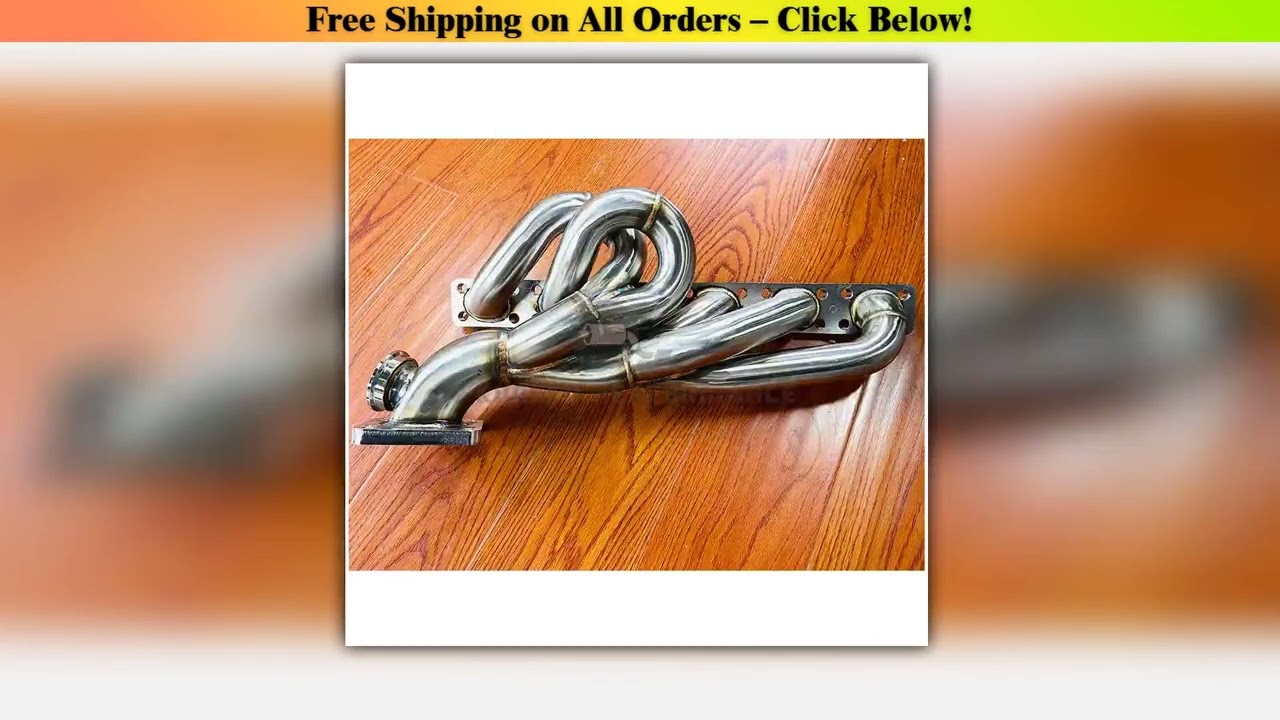 KUNGFU PERFORMANCE Equal Length Top Mount T3 T4 Turbo Exhaust Manifold For BMW E36 E39 M50 M52 S50