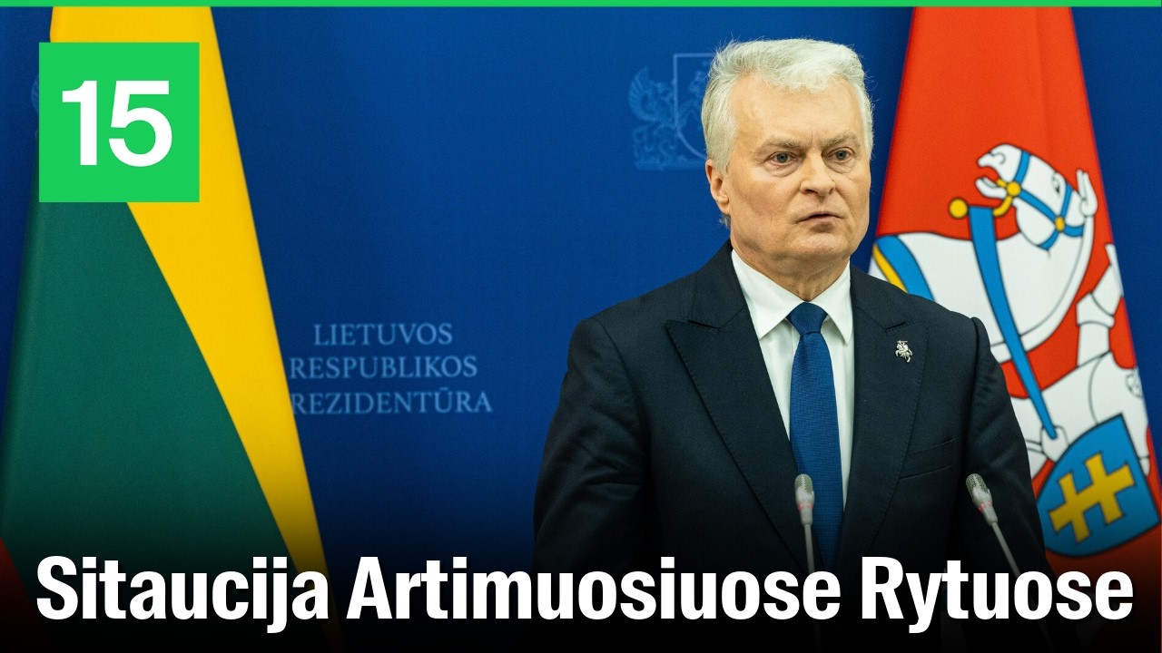 Gitano Nausėdos spaudos konferencija apie saugumo situaciją