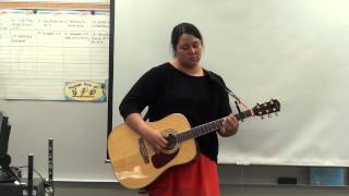Katrina Charles, Classroom visit, 2015