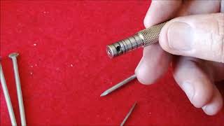 (28) Make a disc detainer pick and then use it