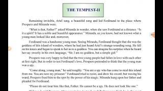 THE TEMPEST - 2 | CHAPTER- 6 | ENGLISH | TULIPSERIES | CLASS -9 | JKBOSE | @CURIOUSMINDSCM
