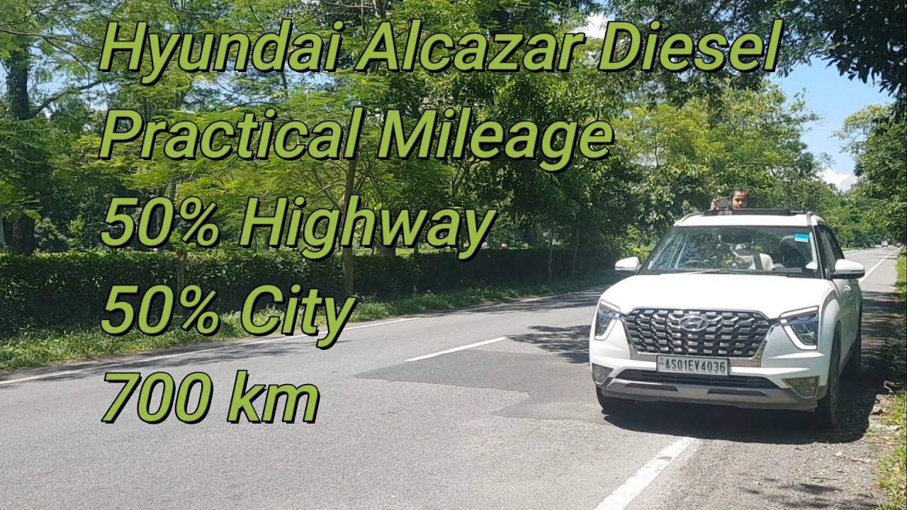 Alcazar diesel 700 km city highway 50-50 mileage test.