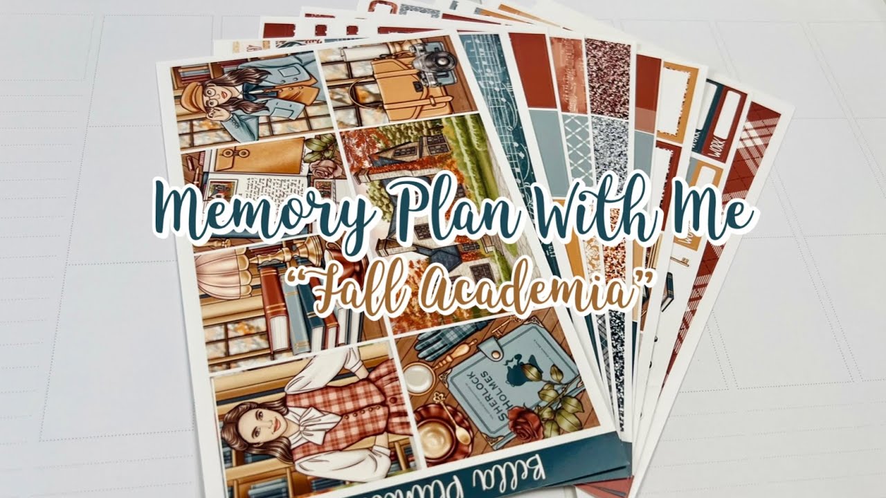 Memory Plan With Me |  Fall Academia 📖 