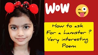 Cute And Interesting Poem Watch Till End Lots Of Expression Zahiya Mazhar